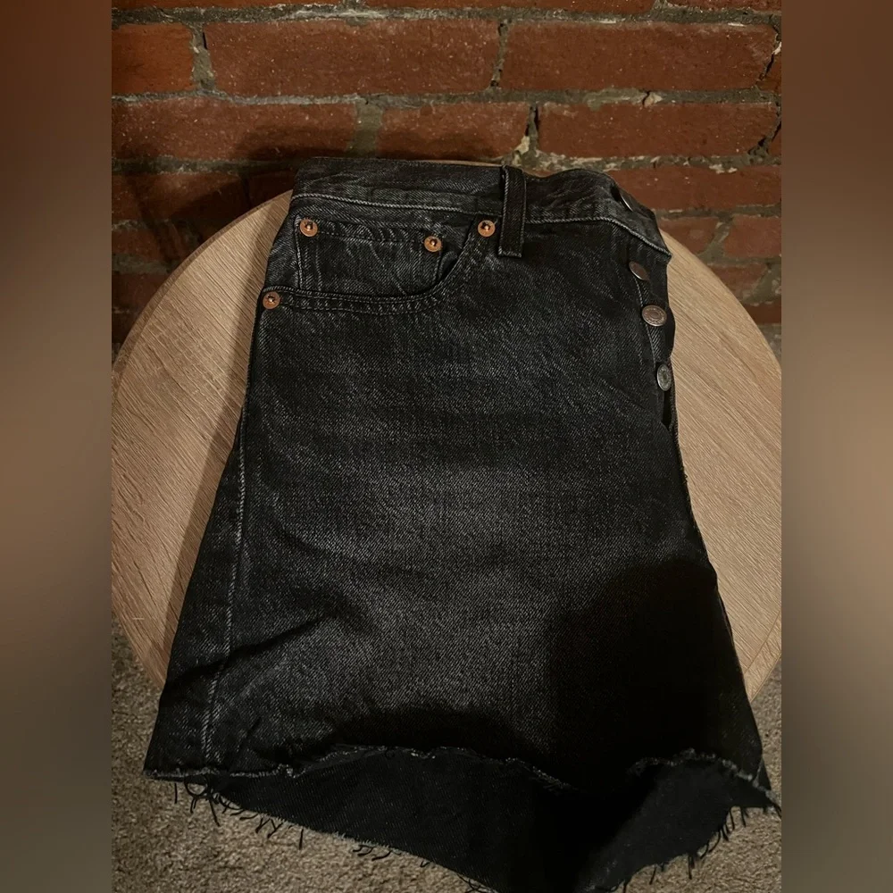 Vintage Style Levi Strauss Denim Shorts - Picture 2 of 5